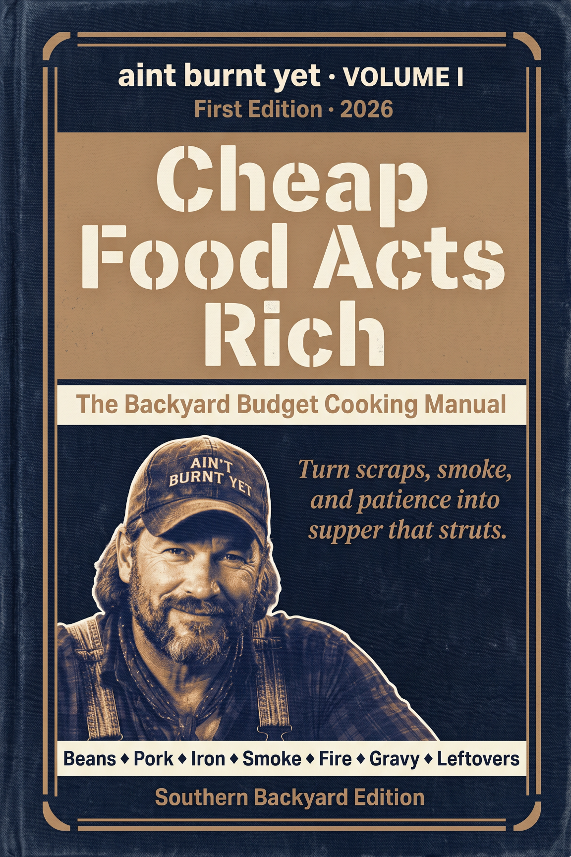 Cover of Cheap Food Acts Rich, The Backyard Budget Cooking Manual